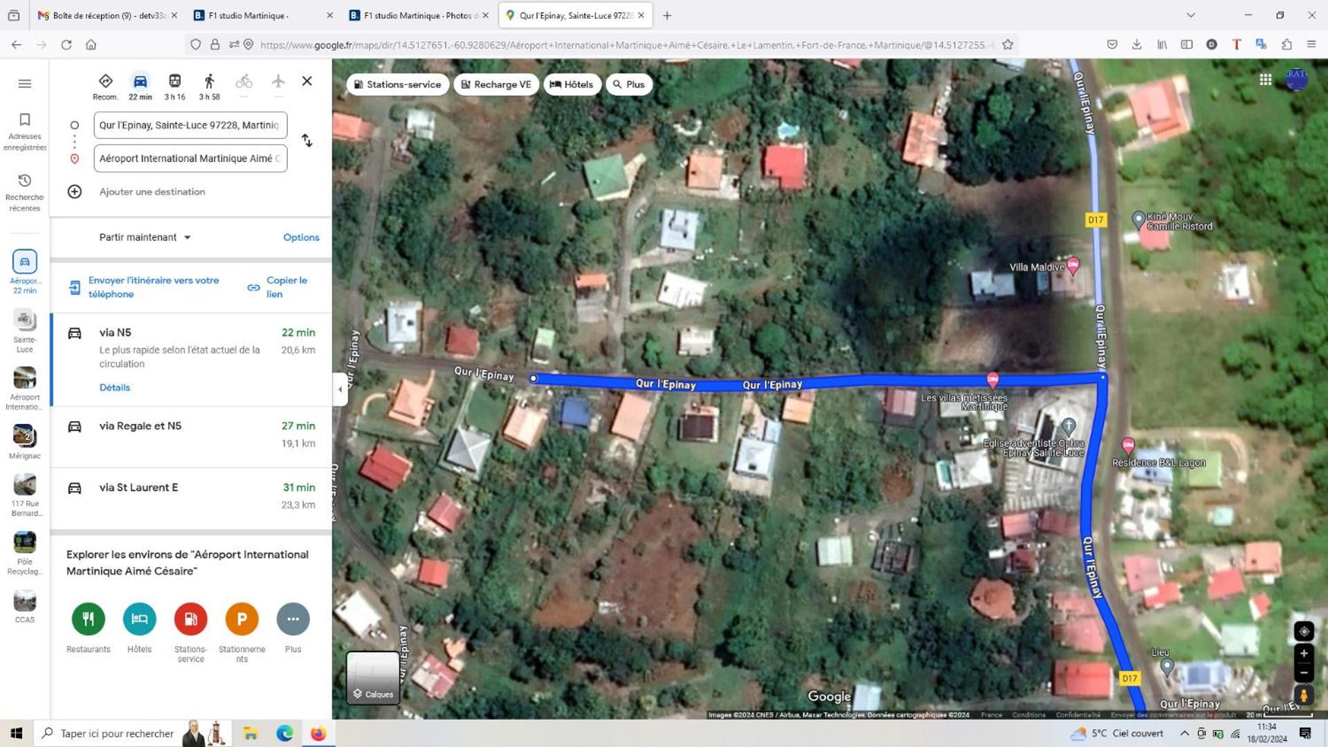 F1 Studio Martinique Guinee-Fleury Exterior photo